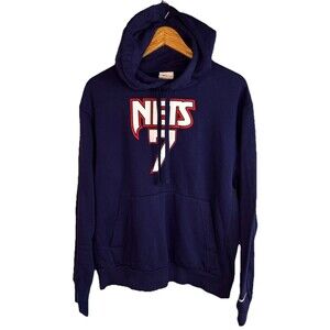 Brooklyn Nets Nike City Edition Essential Logo  Hoodie Men's M Durant 7 Blue